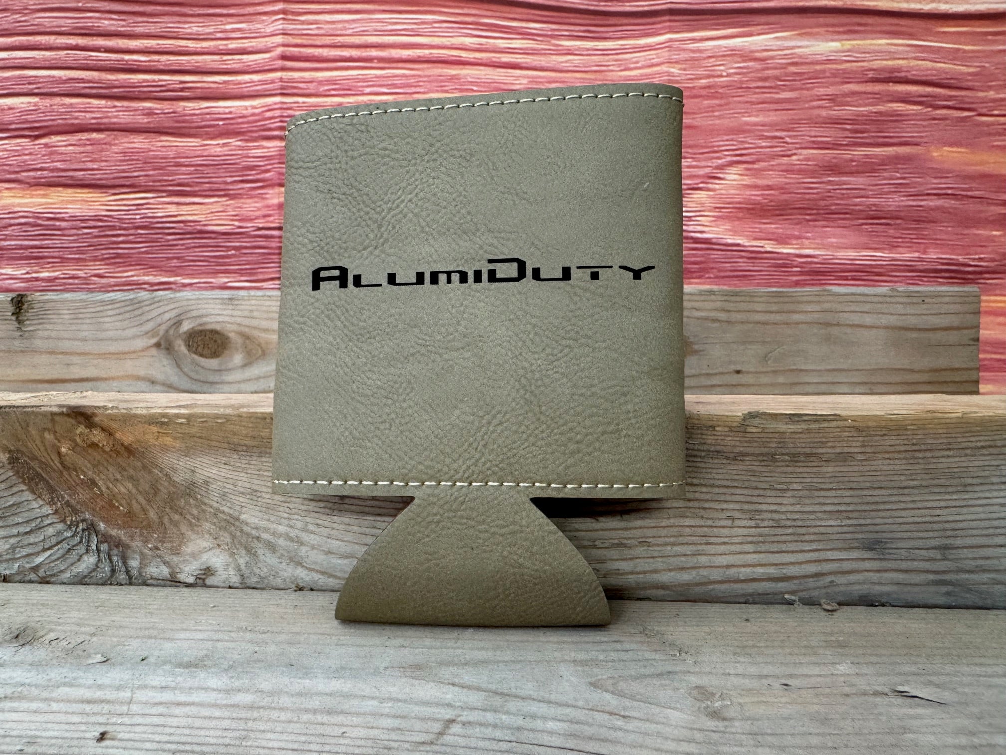 AlumiDuty Leather Match Drink Koozies
