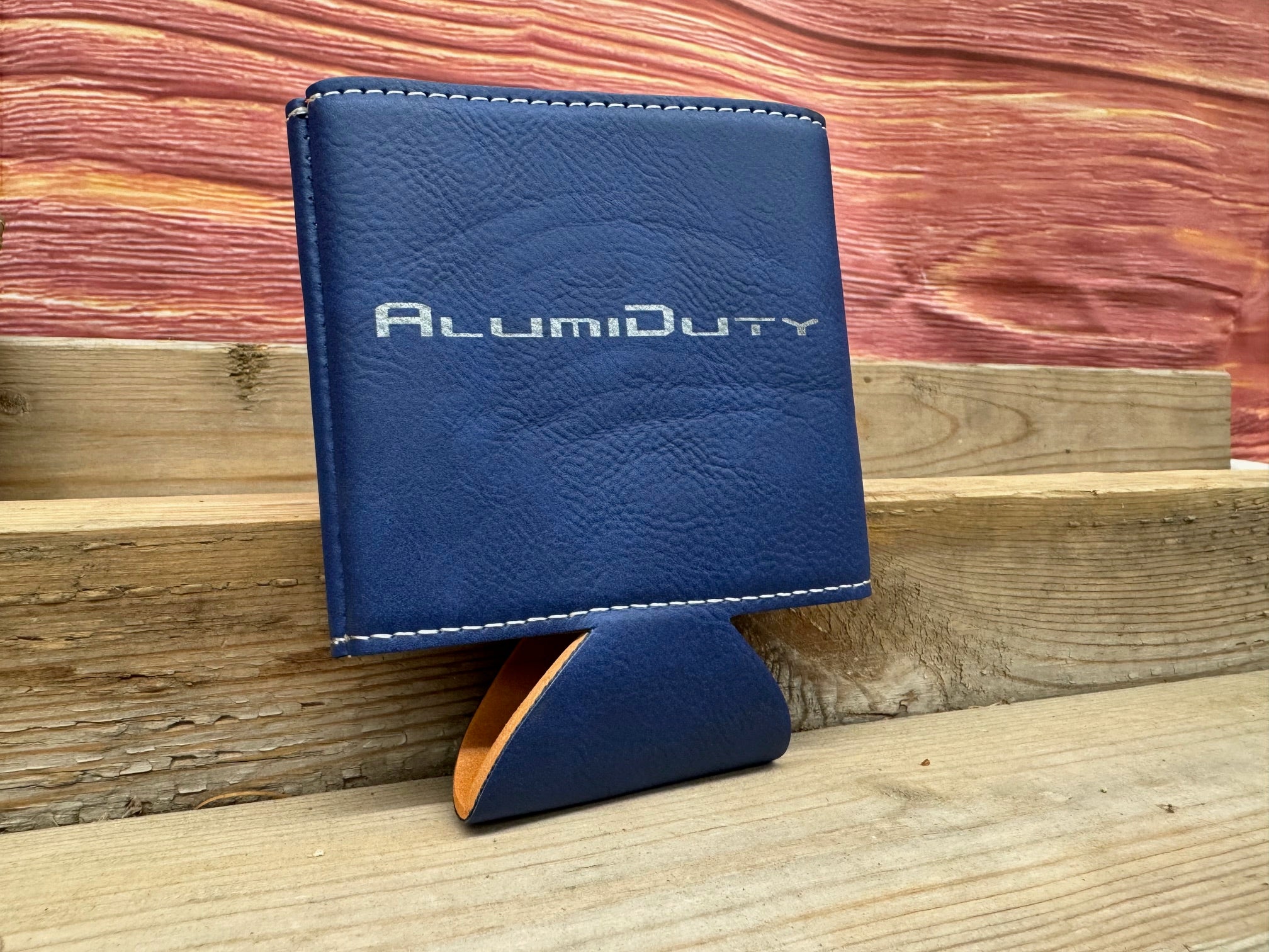 AlumiDuty Leather Match Drink Koozies