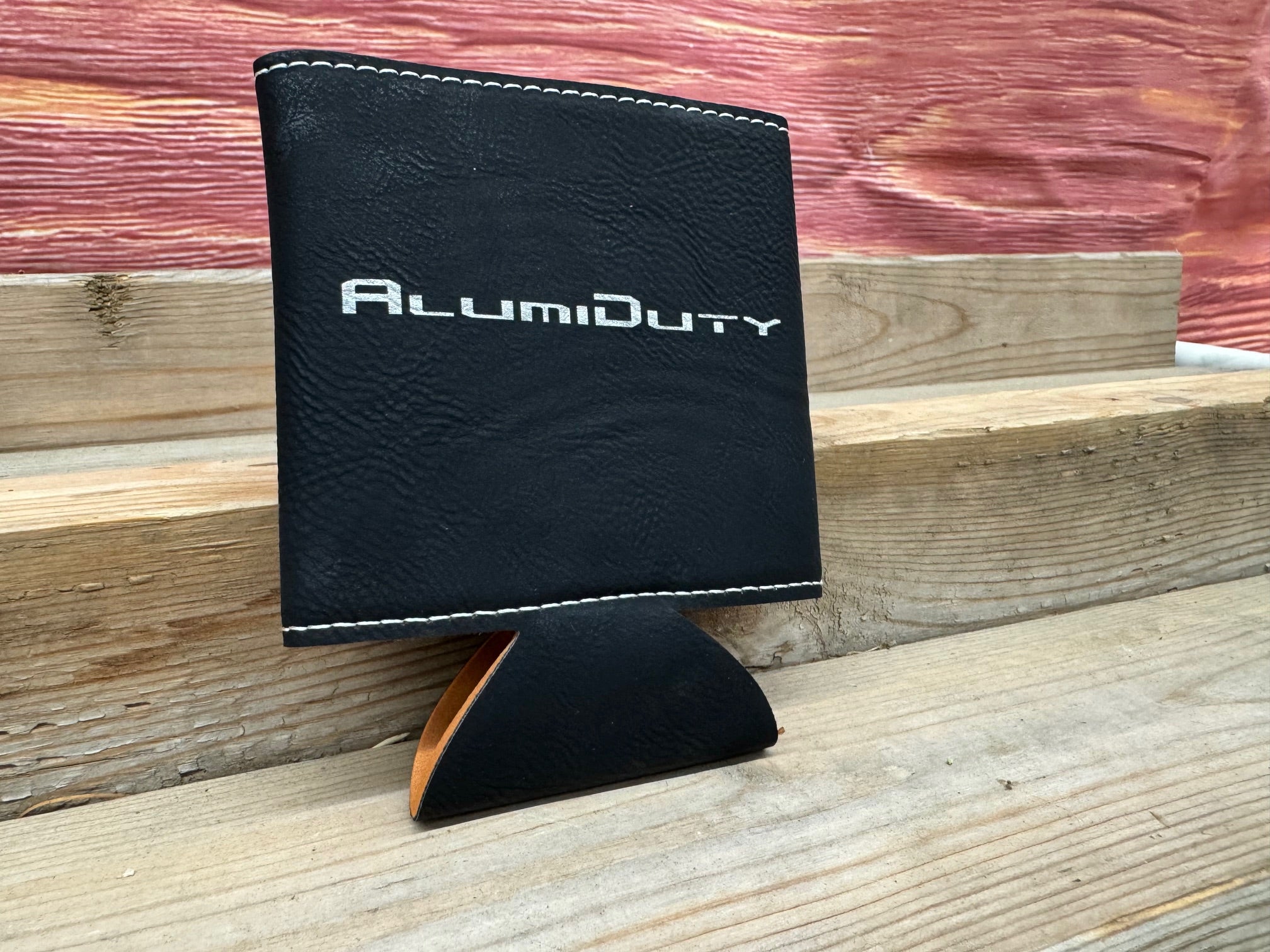 AlumiDuty Leather Match Drink Koozies