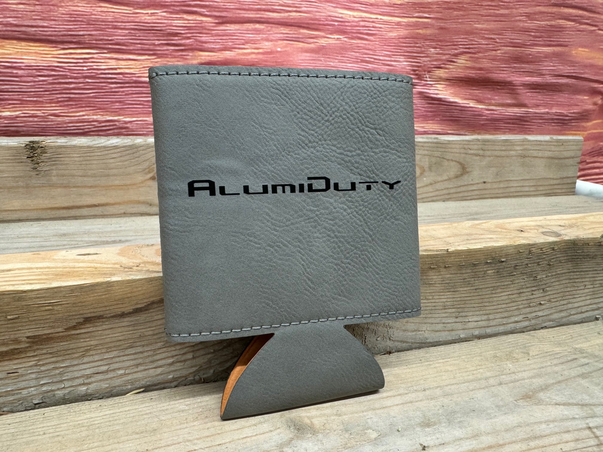 AlumiDuty Leather Match Drink Koozies