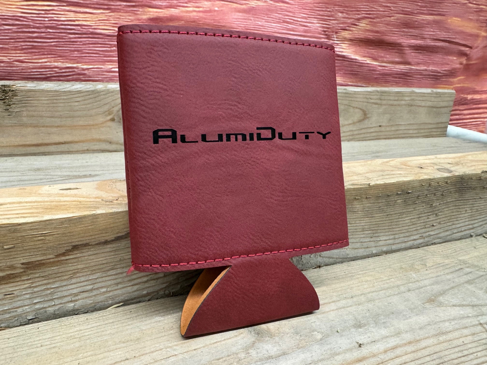 AlumiDuty Leather Match Drink Koozies
